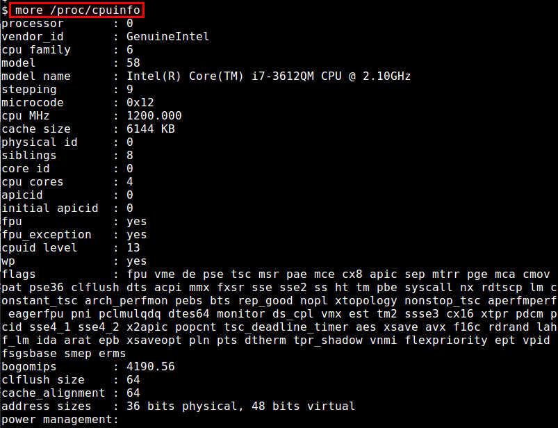 How To Check Cpu Info On Linux How To Check Cpu Info On Linux