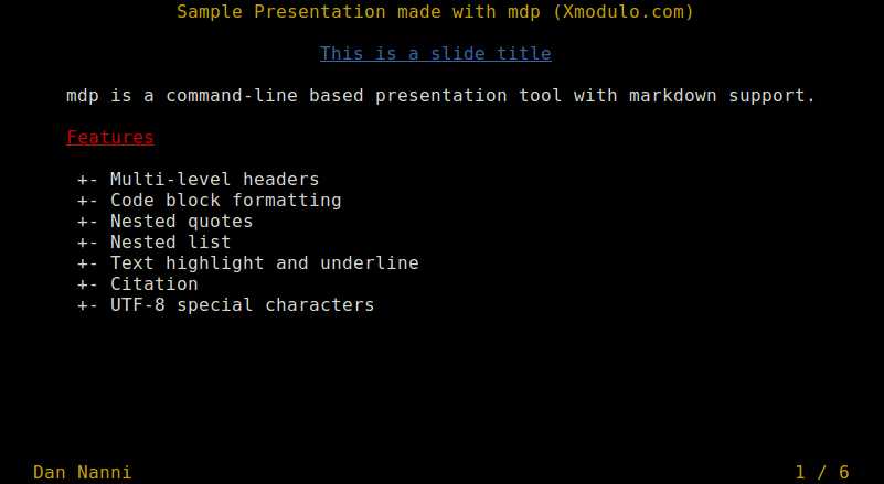 make presentations in ubuntu