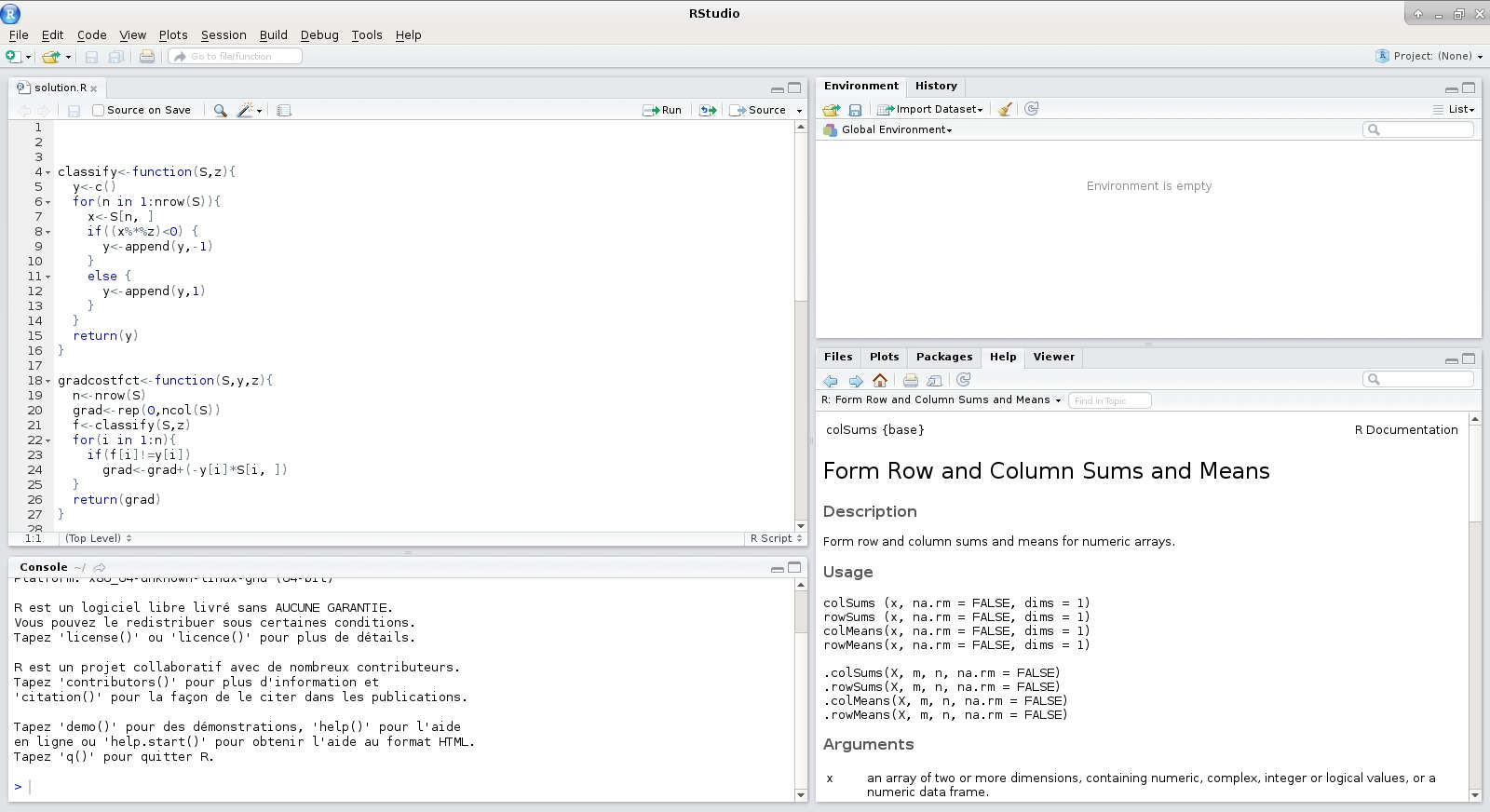 What Is A Good Ide For R On Linux