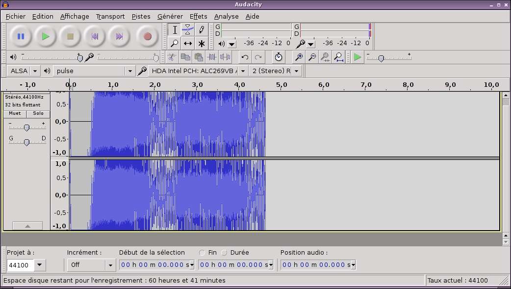 Первое Знакомство Audacity